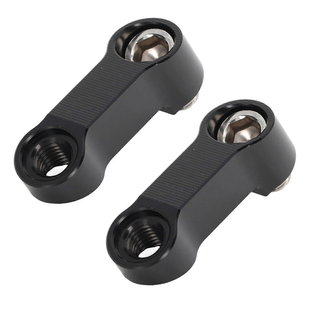 (As Show, One Size) 1 Pair 10Mm/0.39In Motorcycle Mirror Mount Riser Extender Adapter Replacement For Nmax 155 125 2015Â 6909775620823