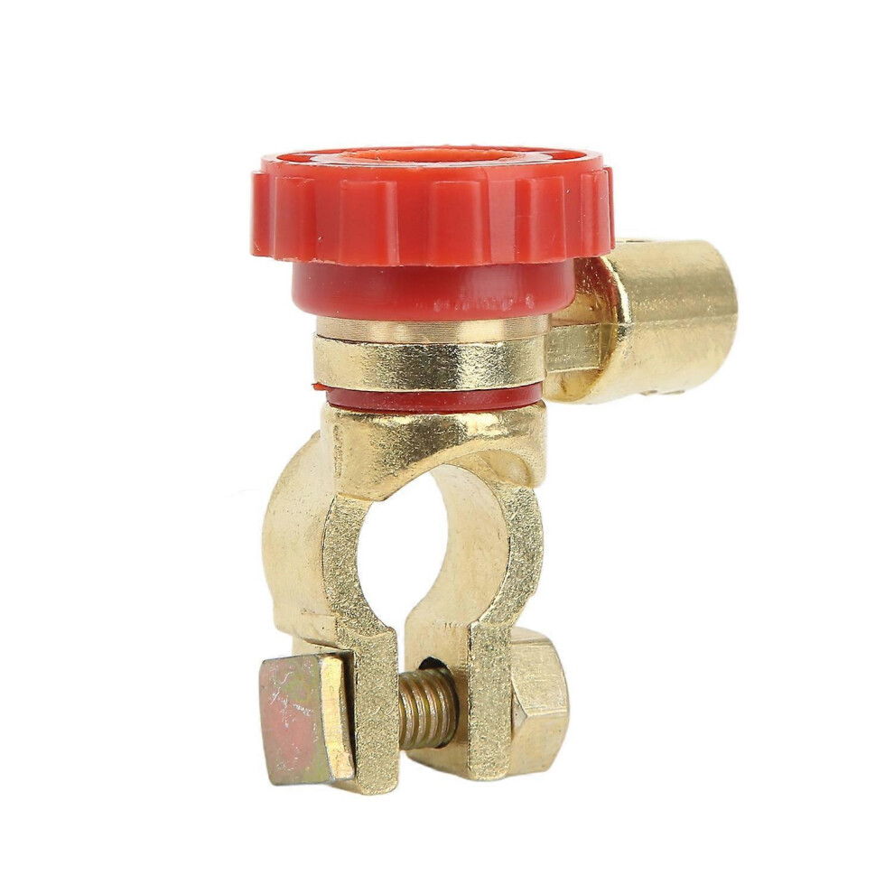 (As Show, One Size) Car Battery Link Terminal Brass 100A 1.5Â1.7Cm Rustproof Safe Disconnect Switch Universal For Boats 6909775642931