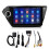 (As show, One size) Bluetooth GPS Navigation Multimedia Player 9in Screen for Android 10 Replacement for Kia RIO 3 20102 2