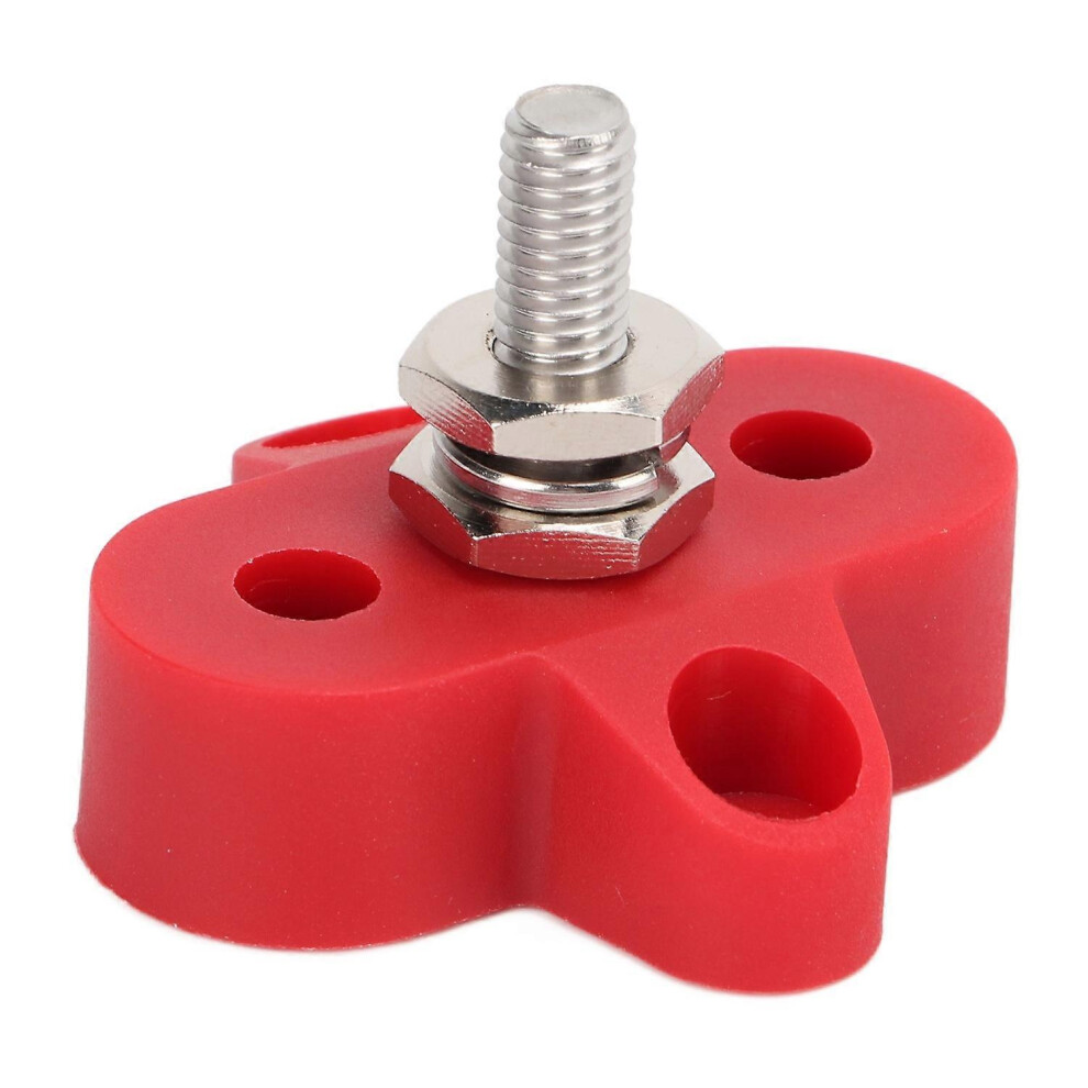 (As Show, One Size) Dc 48V M6 Heavy Duty Battery Power Distribution Terminal Block Junction Post For Car Marine Trailer 6909775642757