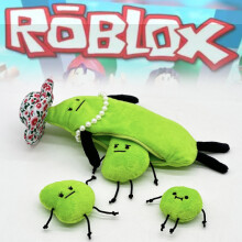 Staycation Roblox Secret Edamame Family Plush Toy Set Game Doll Pendant Gift