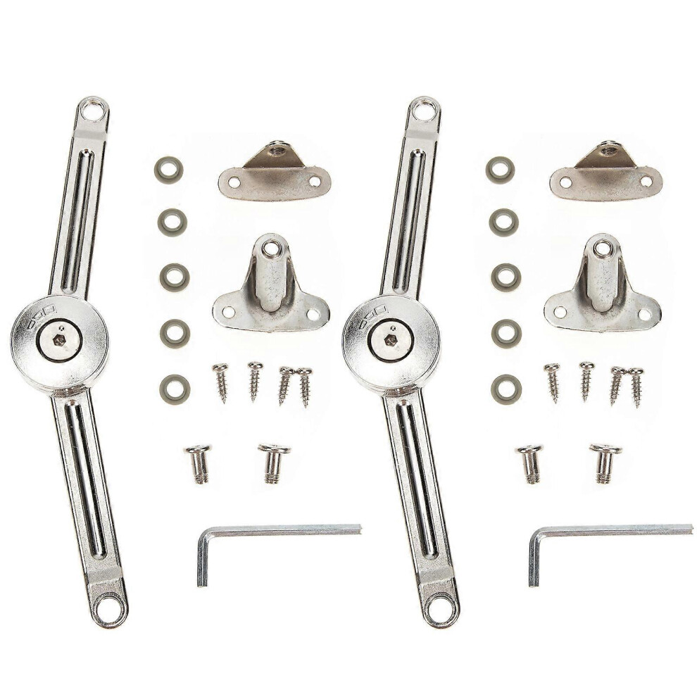 (As Show, One Size) 2Pcs Hydraulic Support Rod Lid Support Hinges Kitchen Cabinet Door Support Rod 5451560037664