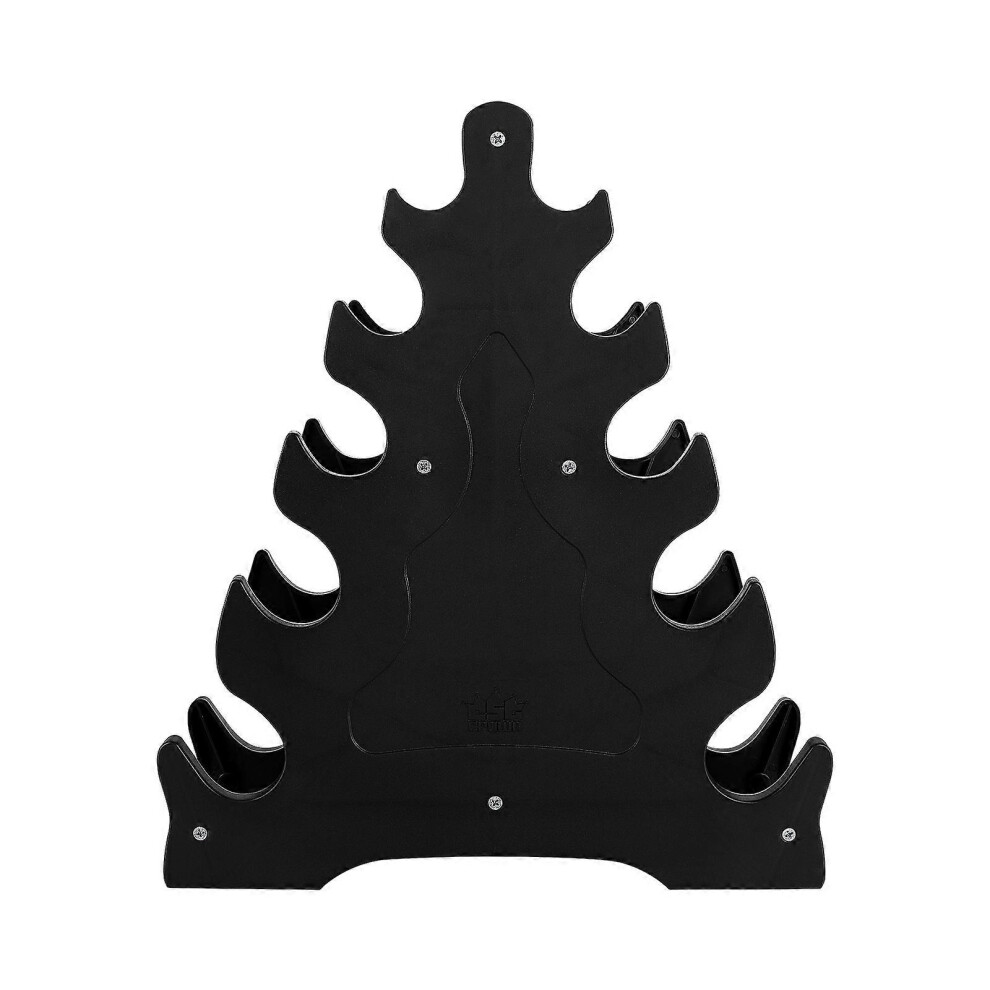 Kricely (As Show, One Size) Winomo Dumbbell Storage Rack Tree Leaf Design Dumbbell Holder 5-Tier Weight Lifting Dumbbell Storage Stand