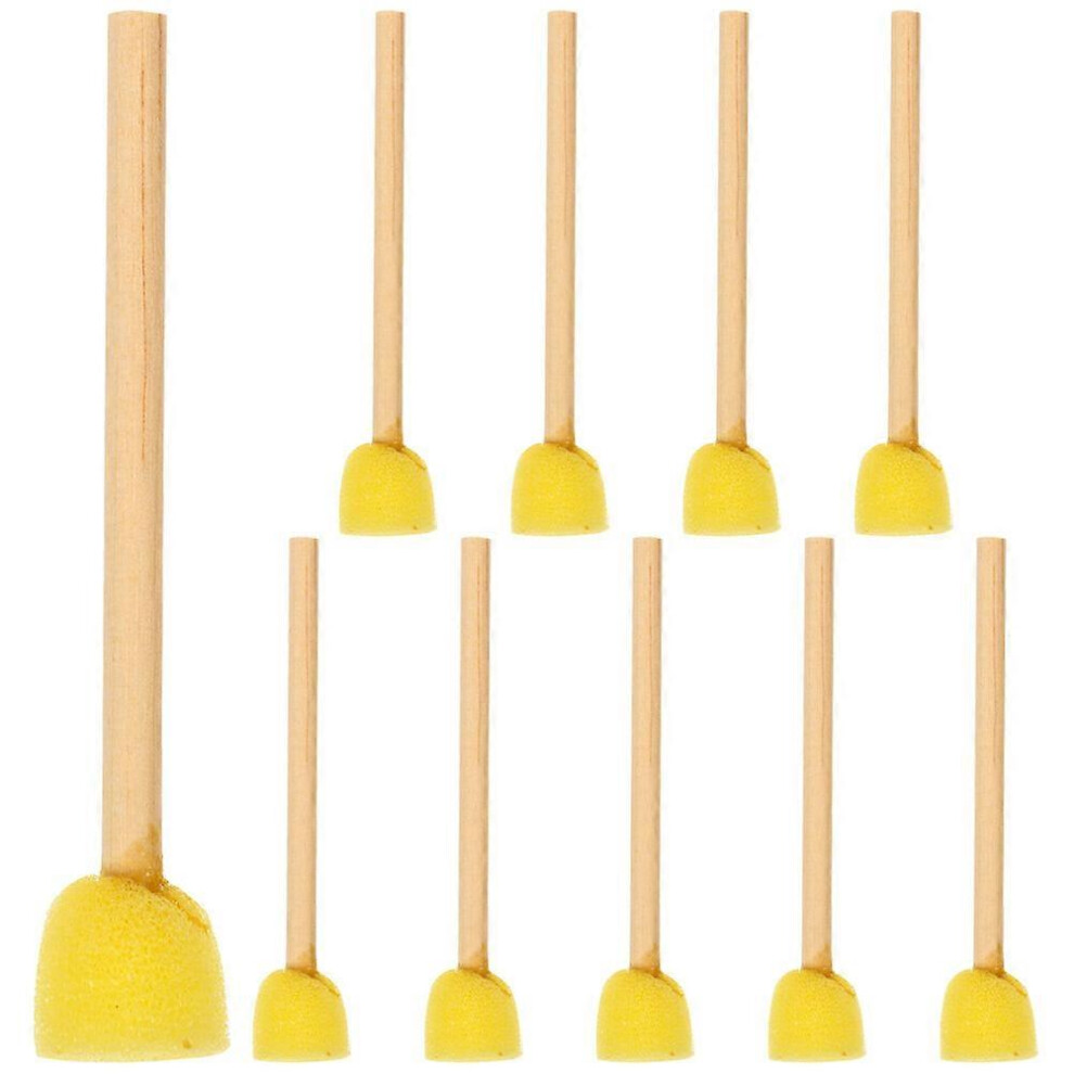 Kricely (As Show, One Size) 10Pcs Sponge Painting Handle Paints Sponges Art Sponges For Diy Painting