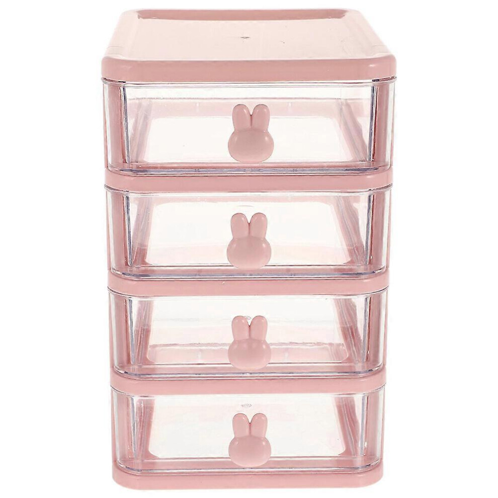 Kricely (As Show, One Size) Desk Organizer With Drawers Desktop Storage Drawer Multi-Layer Stationery Storage Case Stationery Holder