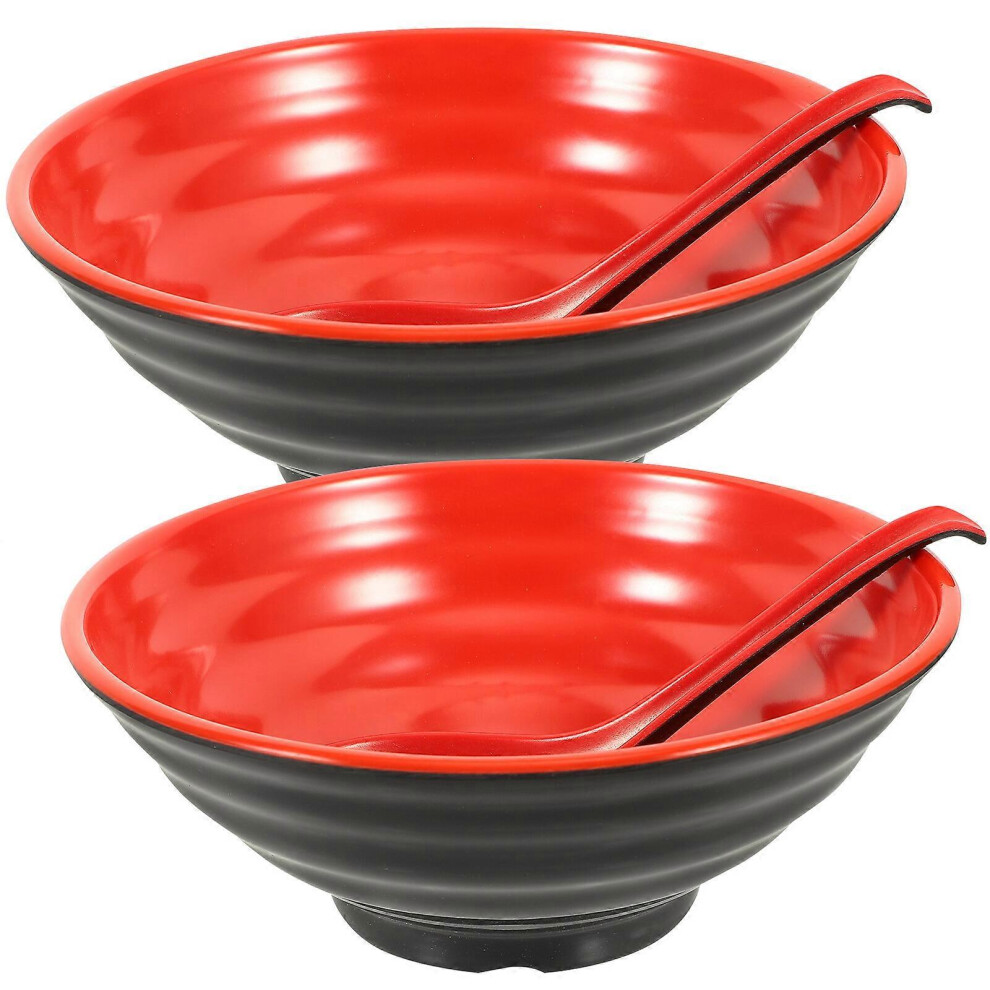 (As show, One size) 1 Set of Ramen Bowl Set Japanese Style Ramen Bowl Multi-use Noodles Bowl Restaurant Ramen Bowl-image-OPC-PH2TH82-NEW