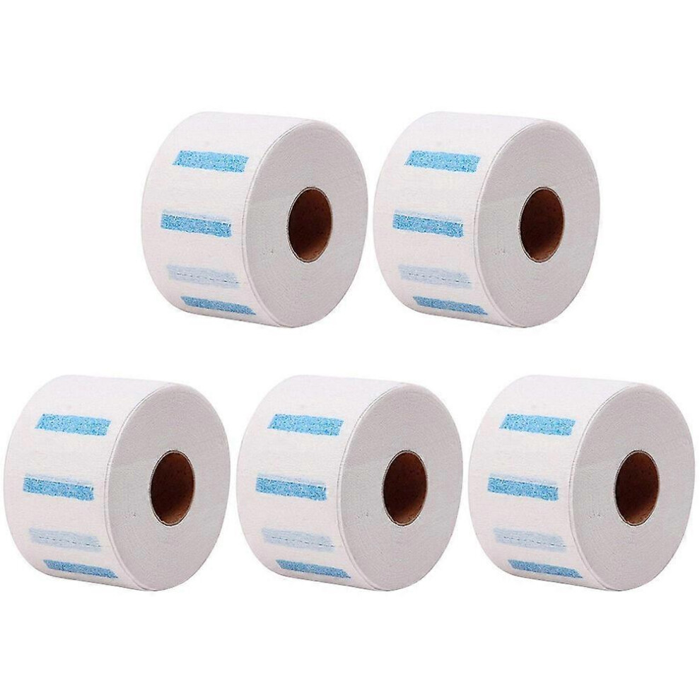 Kricely (As Show, One Size) 5 Rolls Barber Neck Strip Disposable Haircut Neck Strip Salon Neck Paper Tissue Roll