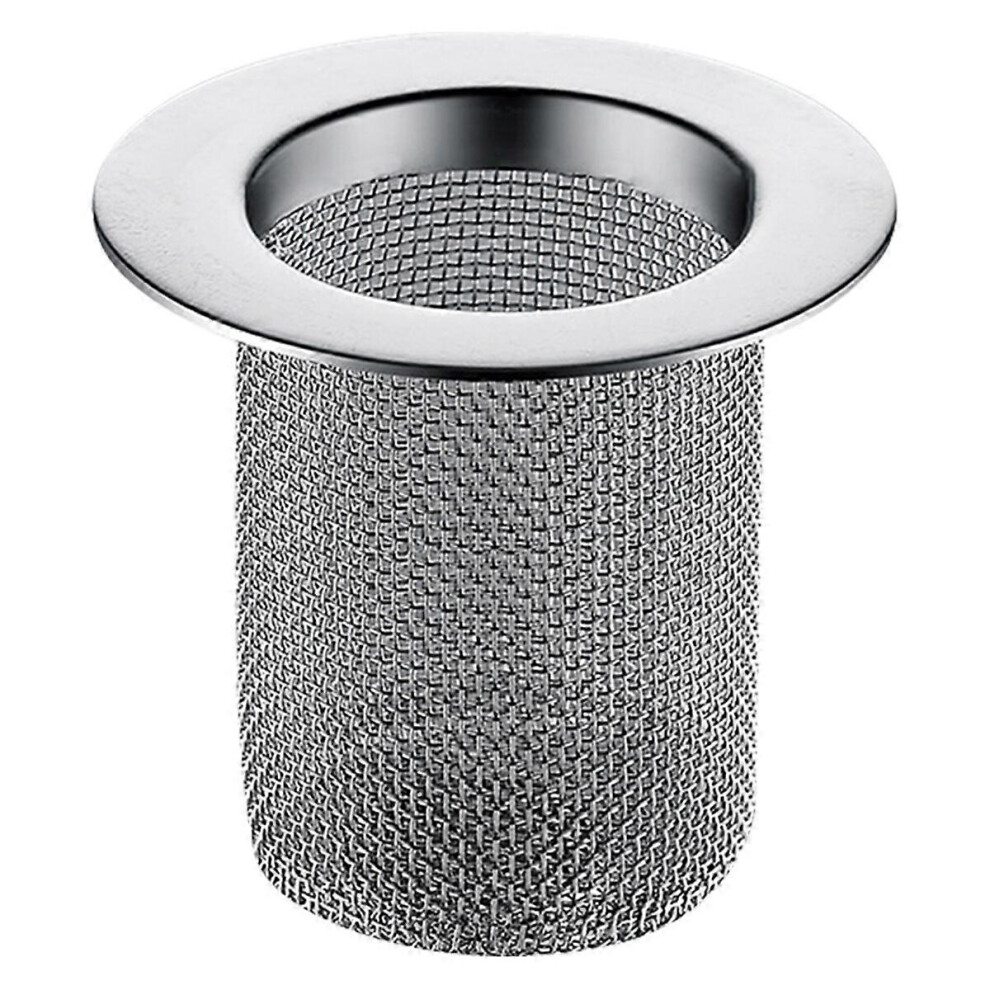 Kricely (As Show, One Size) Sink Mesh Strainer Basin Stainless Sink Filter Debris Drain Stopper Filter
