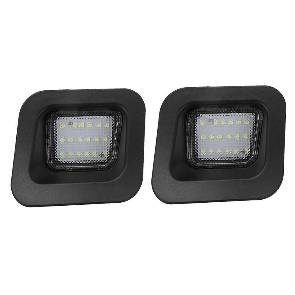 (As Show, One Size) 7000K Led License Number Plate Lamp With Decoder Fits For Dodge Ram 1500 2500 3500 03-18 6909775595695