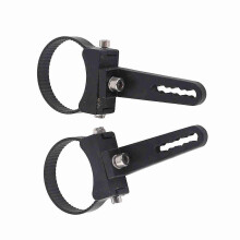 (As show, One size) 2.5" Aluminum Tube Bull/Roll Bar Mount Bracket Clamps Holder LED Car Truck Off Road Work Light