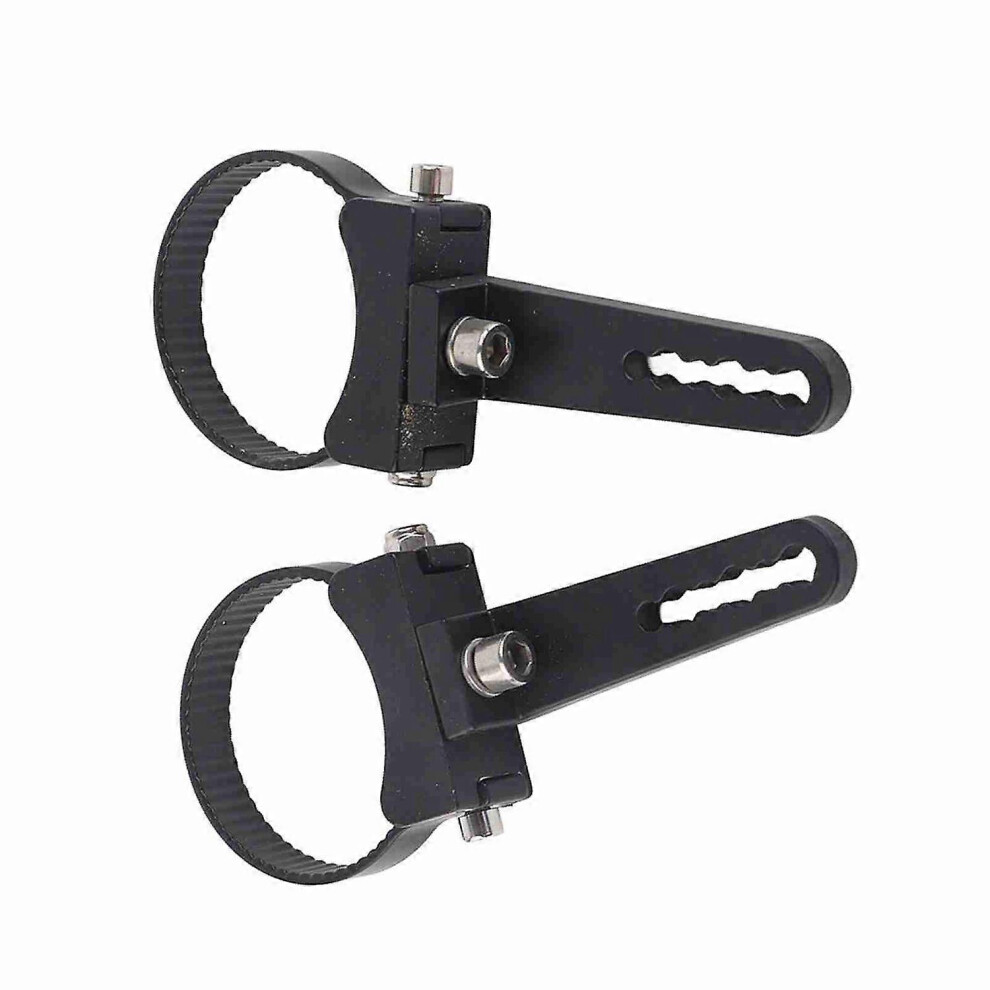 (As Show, One Size) 2.5" Aluminum Tube Bull/Roll Bar Mount Bracket Clamps Holder Led Car Truck Off Road Work Light 6909775656587