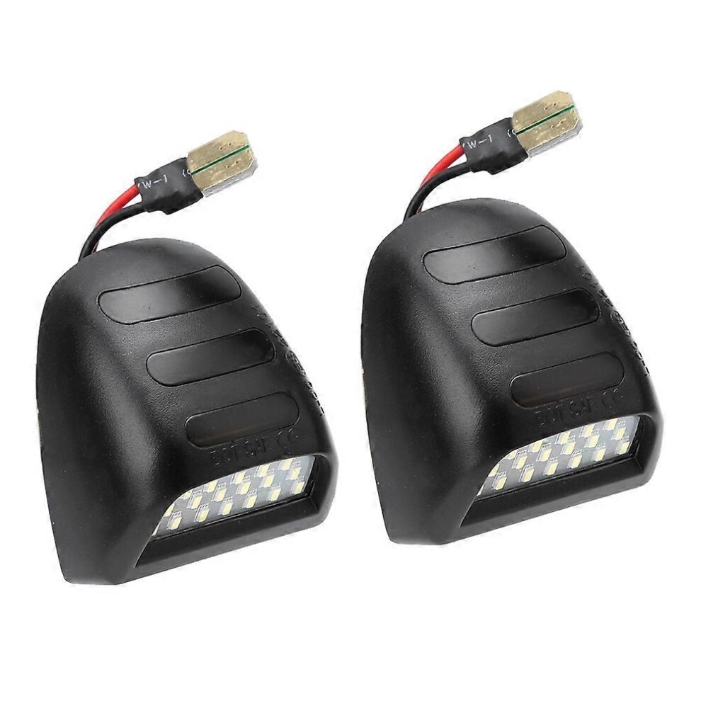 (As Show, One Size) 2Pcs Led License Number Plate Lamp Fit For Chevy Silverado 1500 1999-2013Dc12v Light 6909775581285