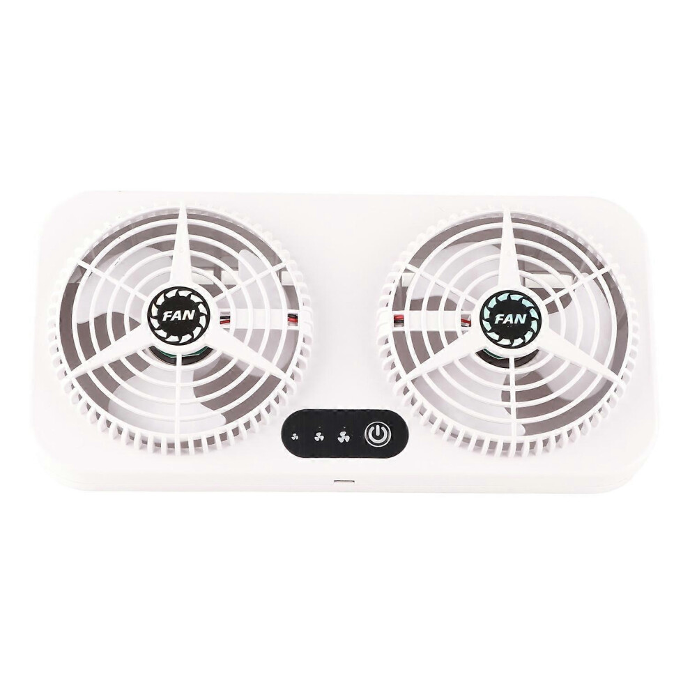 (As Show, One Size) Car Ventilator Professional 3 Speeds Quiet Circulation Cooling Usb Car Exhaust Fan For Car Home 6909775612118