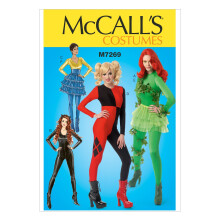 Macaces e saias com babados McCall's Patterns M7269 D5 (12-14-16-18-20)