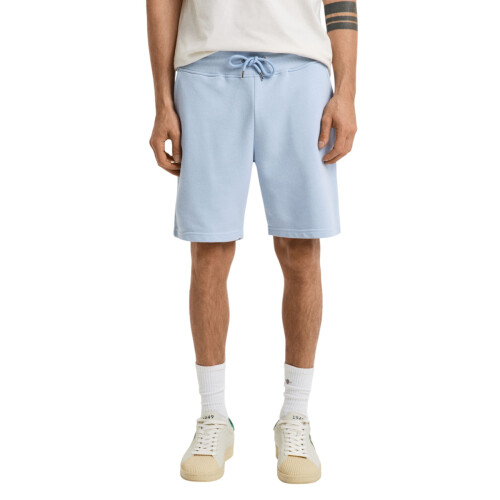 (Blue, S) GANT Shield Drawstring Sweat Shorts Cotton Regular Fit Summer Half Pants