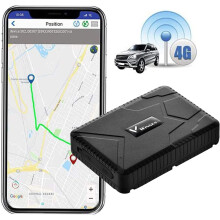 (4G ) 4G GPS Tracker for Vehicles 7800mAh Waterproof Real Time Car GPS Tracker with Strong Magnet Hidden Tracker Device