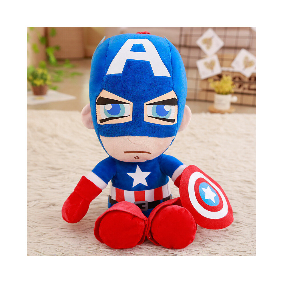 (Captain America, 25cm) Plush With Toy Pp Cotton For Filling Collectors