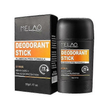 (Citrus) Bergamot/Sandalwood/Citrus Deodorant Stick, Whole Body Deodorant Stick for Men, Aluminum-Free, 72 Hour Odor Protection