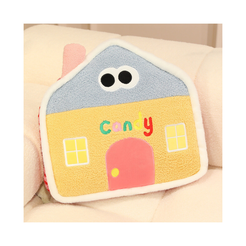 (Style H) Colored Macaron Small House Plush Cushion Pillow Filling For Decor Bed Sofa-image-OPC-PH2V5YV-NEW