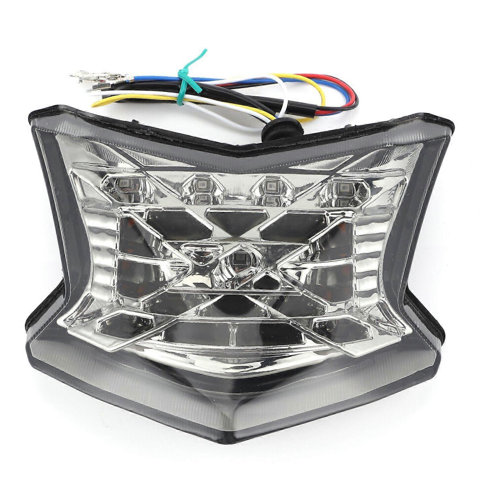 (As Show, One Size) Motorcycle Led Tail Assembly Transparent Lens Fit For Kawasaki Z900/Z650/Ninja 650 2017Â2019 Light 6909775615041
