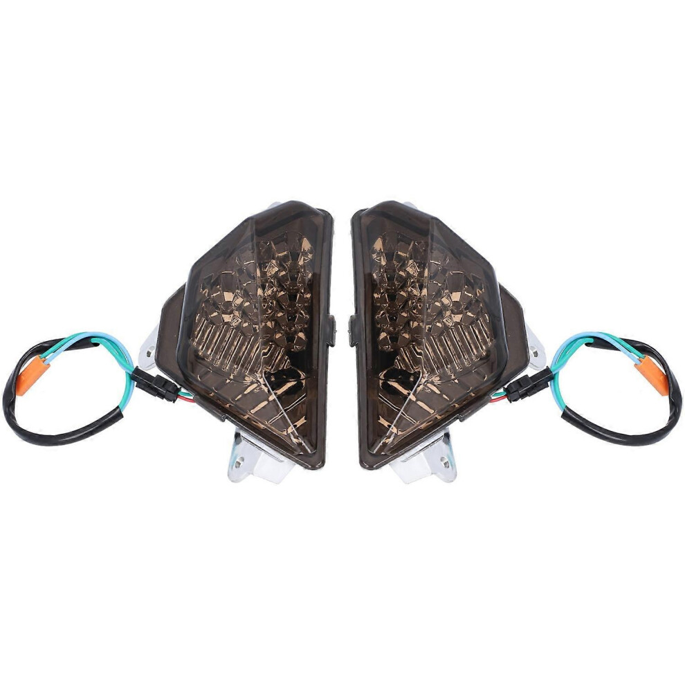 (As Show, One Size) 2Pcs Front Turn Signal Led Indicator Left Right Replacement For Kawasaki Ninja 1000 2017Â2021Brown Light 6909775656174