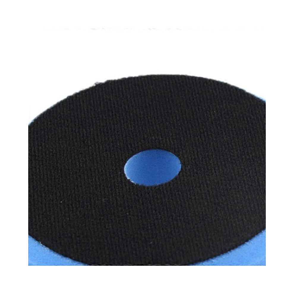 (As Show, One Size) Car Polishing Pad Polisher Machine Waxing Buffing Cleaning Drill Adapter Triangle Sponge Disk 6In Bl 6909775596050