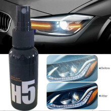 (As show, One size) 50ml Car Headlight Maintenance Clean Retreading Agent Spray Polish Repair Fluid