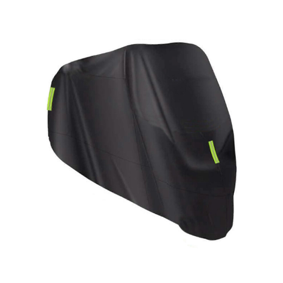 (As Show, One Size) Universal Motorcycle Cover Â All Season Waterproof Outdoor Protection Against Dust, Debris, Rain And 6909775631966