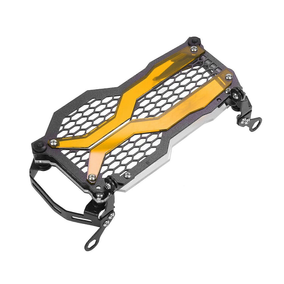 (As show, One size) Motorcycle Front Headlight Grille Guard Cover Modification Replacement for R1250GS ADV 2021Orange-image-OPC-PH2V6J7-NEW