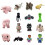 (Green Doll-25cm)Μαλακά παιχνίδια Minecraft Creeper Enderman Λύκος Κούκλα Γεμιστό παιχνίδι Πίξελ 5
