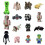 (Green Doll-25cm)Μαλακά παιχνίδια Minecraft Creeper Enderman Λύκος Κούκλα Γεμιστό παιχνίδι Πίξελ 4