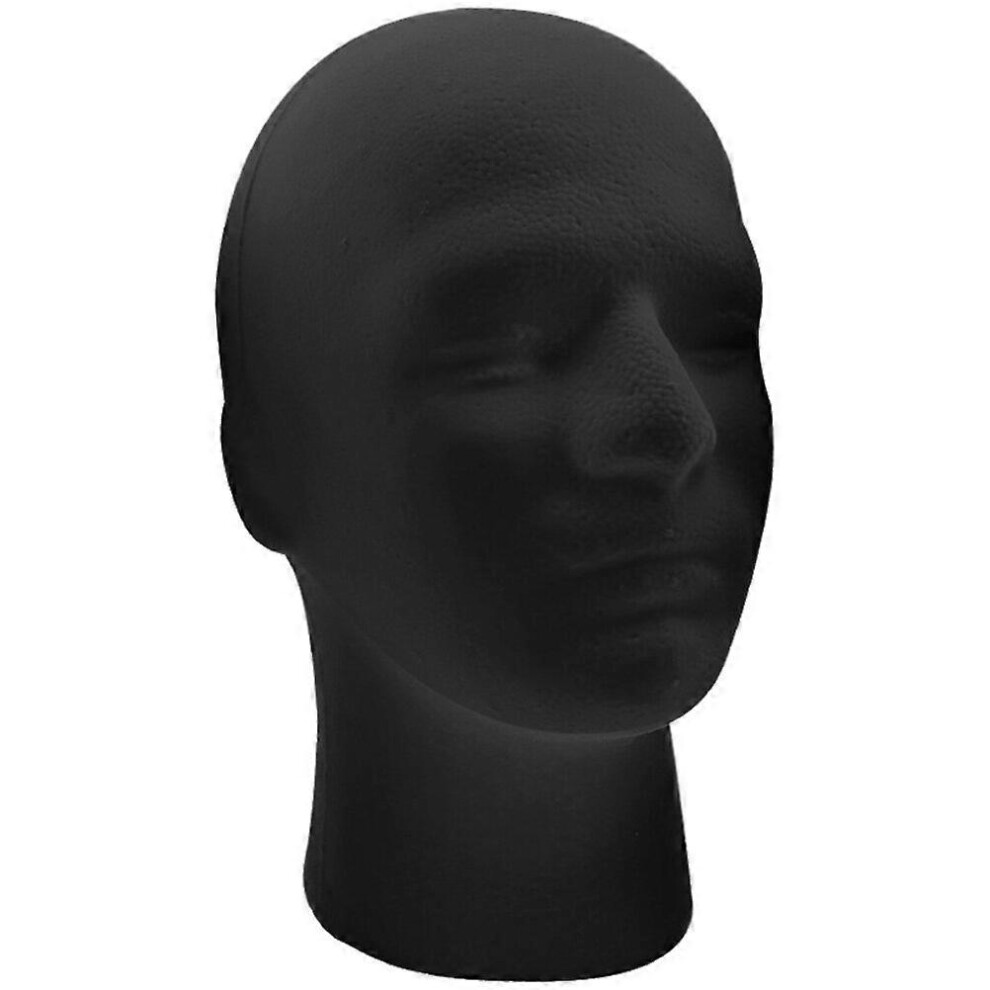 Kricely (As Show, One Size) Mannequin Head Hat Stand Desktop Hat Stand Mannequin Head Cap Holder Hat Display Holder