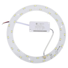 (As show, One size) 15W 220V-240V SMD 5730 30-LED Magnetic Circular LED Panel Bar Lamp LED Ceiling Light (Pure White Light)