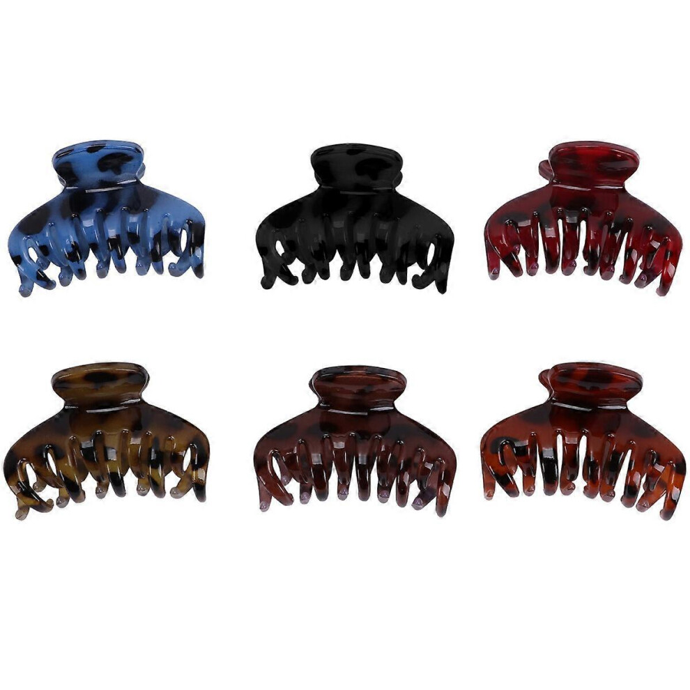 Kricely (As Show, One Size) 6Pcs Elegant Eye-Catching Panther Hair Pin Jaw Clip Hair Accessories For Women