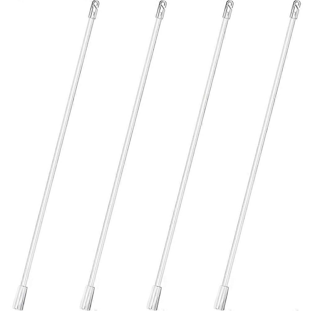 Kricely (As Show, One Size) 4Pcs Vertical Blinds Replacement Parts Long Vertical Blind Wand Curtain Vertical Rod
