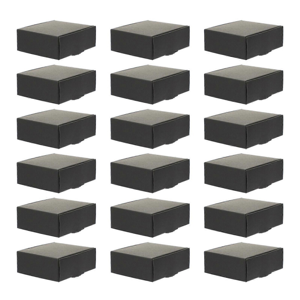 Kricely (As Show, One Size) 20Pcs Card Trinket Boxes Candy Packing Boxes Party Cookie Boxes Party Gift Boxes Black