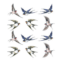 (As show, One size) 12Pcs Anti-Collision Window Stickers Decorative Window Decals (Assorted Color)