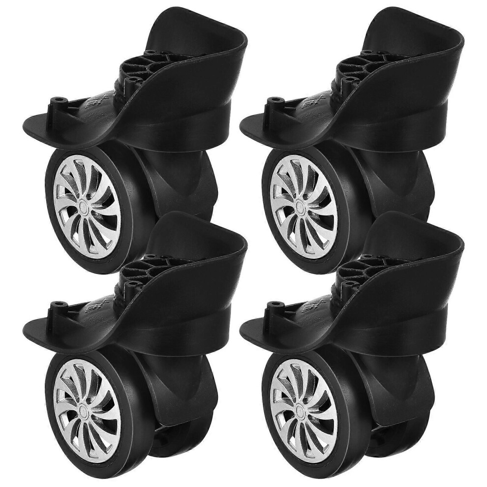 Kricely (As Show, One Size) 4Pcs Suitcase Wheels Spare Wheels Luggage Replacement Swivel Wheels Casters