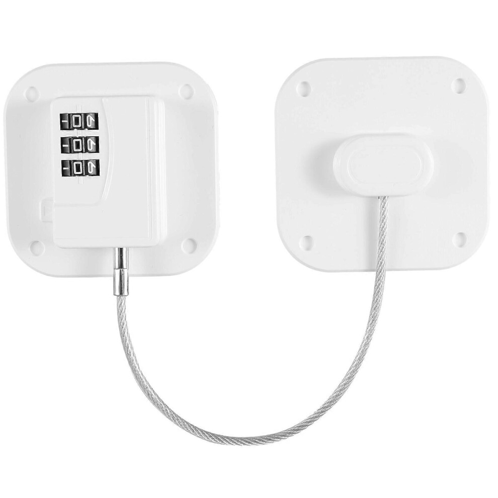 Kricely (As Show, One Size) Combination Fridge Lock Cupboard Lock Cabinet Dresser Lock Refrigerator Window Lock