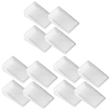 (As show, One size) 12 Pcs Furniture Leveling Shims PVC Table Shims Home DIY Wedge Levelers