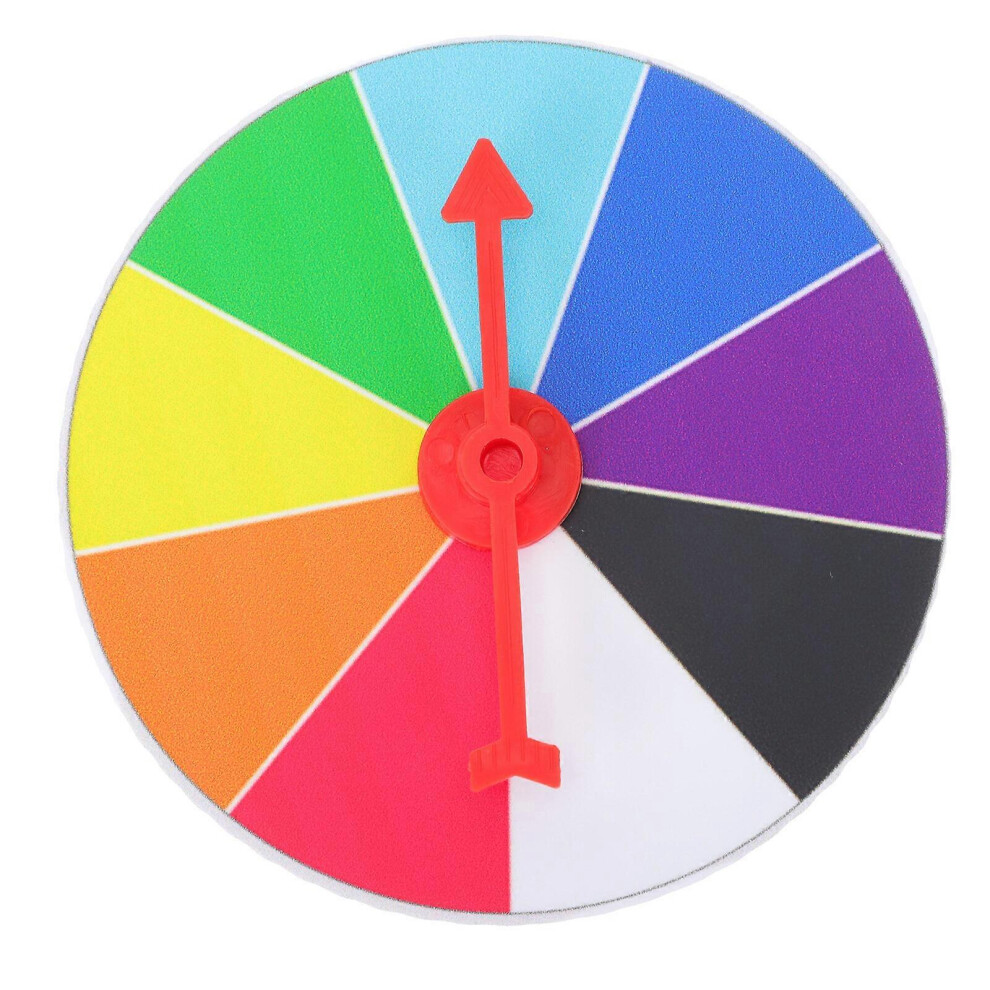 Kricely (10X10cm, One Size) 1Pc Prize Wheel Hanging Draw Wheel Teaching Activities Rotary Game Prop