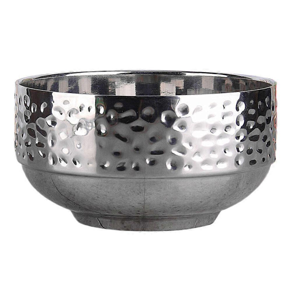 Kricely (As Show, One Size) Stainless Steel Ramen Bowl Stylish Food Container Heat Insulation Bowl