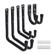 (As show, One size) 6pcs Metal Wall Hanger