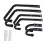 (As show, One size) 6pcs Metal Wall Hanger 3