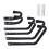 (As show, One size) 6pcs Metal Wall Hanger 2
