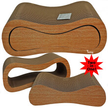Actiaspet 2-in-1 Cardboard Cat Scratcher