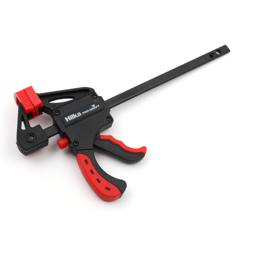 Hilka Quick Release Bar Clamp 4 Inch (100mm) - Red/Black