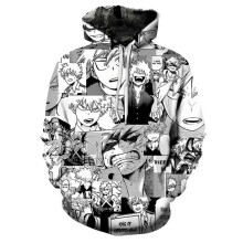(L) Anime My Hero Academia Men Women Hooded Sweatershirt Unisex Pullover Tops Hoodie