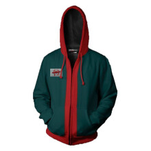(L) Men Miles Morales Into The Spiderverse Hoodie Sweatshirt Coat Jacket