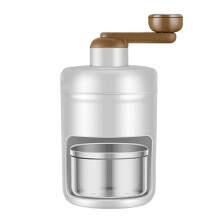 Hand Crank Ice Shaver Snow Cone Machine - Portable Manual Ice Crusher Slushie Maker for Home Stall Use